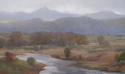 Painting--Oil-LandscapeRAIN IN THE VALLEY