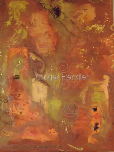 Mixed Media-Ancient Journey II