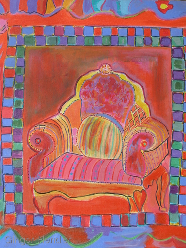 Painting-Allegorical-Eclectic Chair for Baby Bear