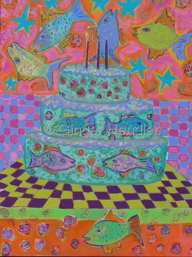 Painting-Allegorical-Fish Cake