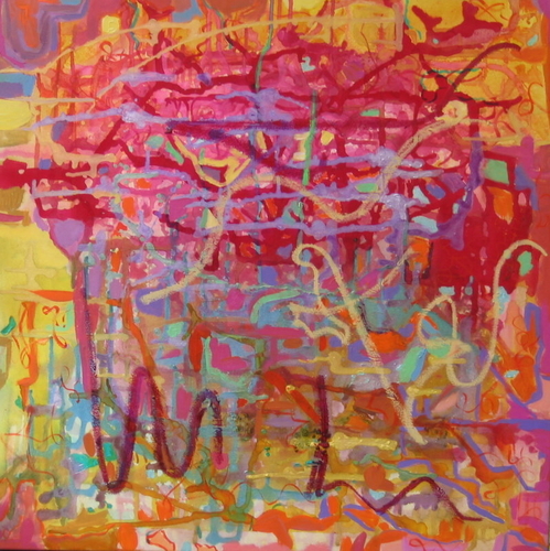 Painting-Abstract-Inner Journey in Abiquiu