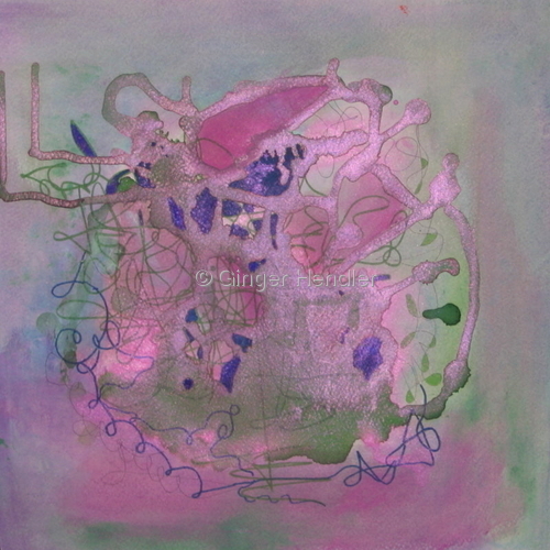 Painting-Abstract-Persian Pink