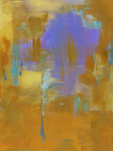 Painting-Abstract-Orange & Purple