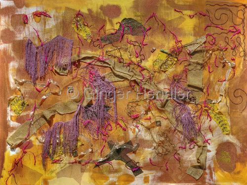 Mixed Media-Non-representational-Dance With Me