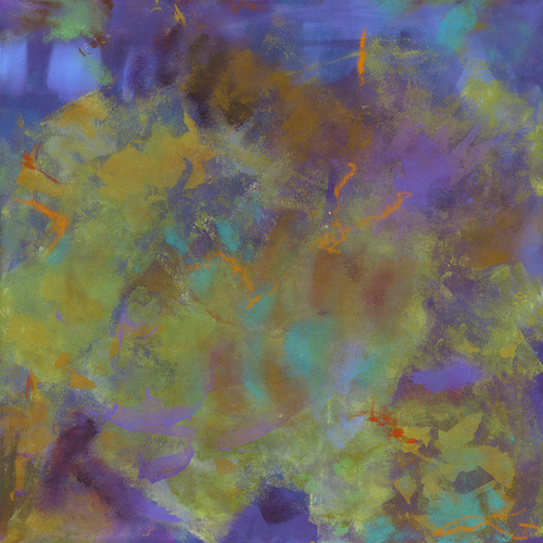 Painting-Abstract-Orange Wiggles