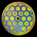Painting--Acrylic-Pop ArtManhole - Sanitary