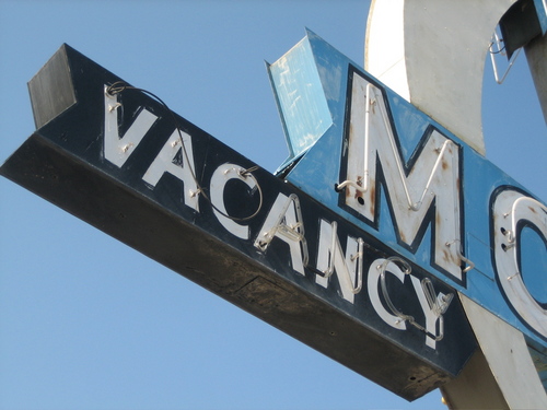 Photography-Advertising-Motel Vacancy (Blue)