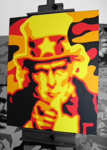 Painting-Political-Uncle Sam (Detail)