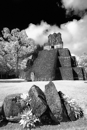 Photography-Architecture-Temple No. II, Tikal, Guatemala