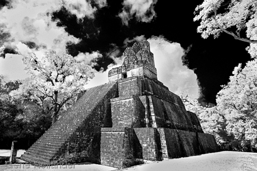 Photography-Architecture-Temple II, Tikal, Guatemala