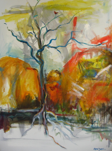 Painting-Acrylic-That Tree is for the Boys