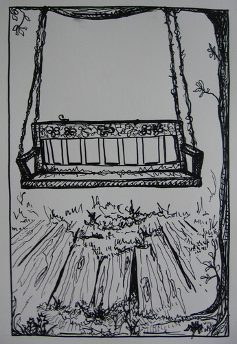 Drawing-Ink-Come, Sit, Now Leave