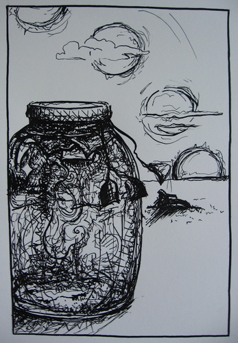 Drawing-Ink-Letting it Brew