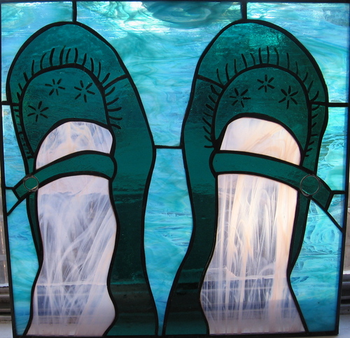 Glass-Colored-Tap Tap My Shoes