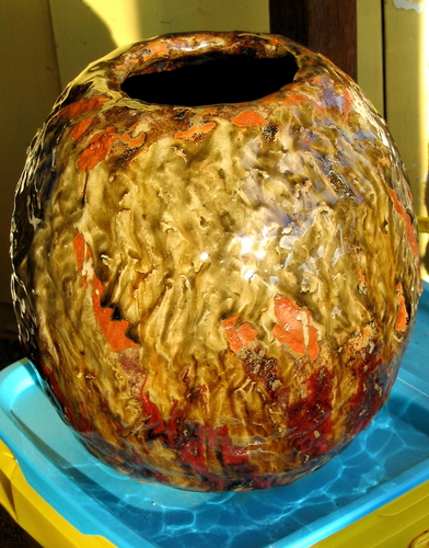 Ceramics-Stoneware-Fall Pot