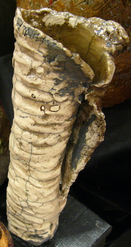 Ceramics-Raku-Raku Vase 2
