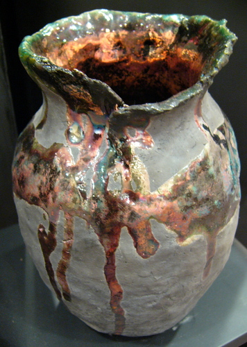 Ceramics-Raku-Raku Vase 3