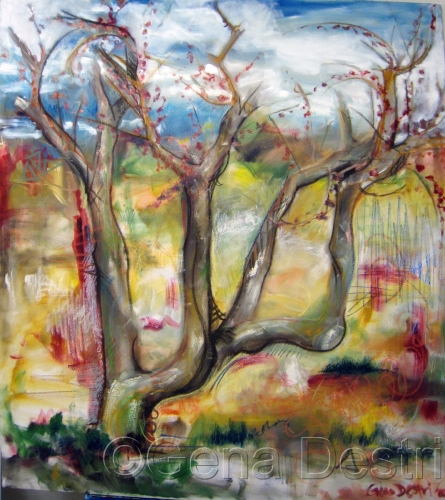 Painting-Oil-Oklahoma Peaches Soon