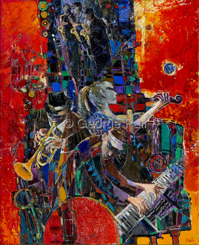 Painting-Jazz Orchestra 4