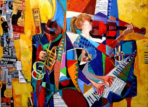 Painting-Ready Orchestra at Chat Noir 1