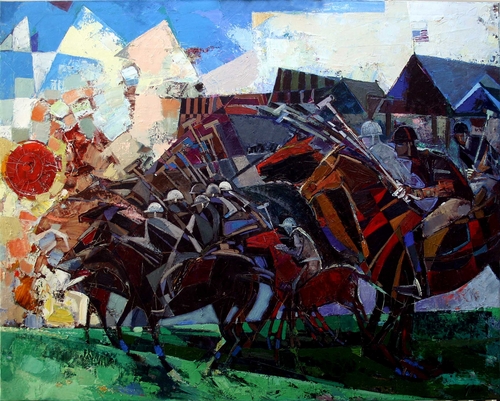 Painting-Polo Club Games