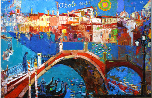 Painting-Venecian Sun No.3