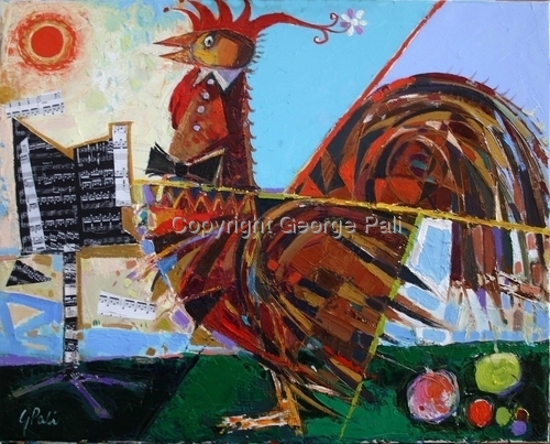 Painting-Roster Musician (orchestra director)