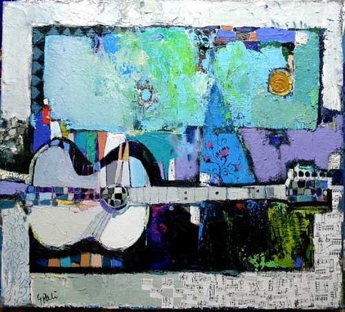 Painting-Guitare No9