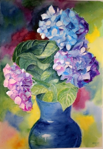 Blue Hydrangea
