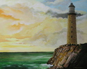 Lighthouse at Sunset