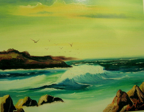 Seascape with Birds