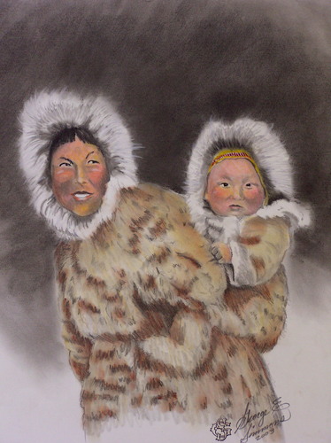 Eskimo Mother and Child