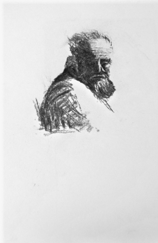 Drawing-Charcoal-Old Man