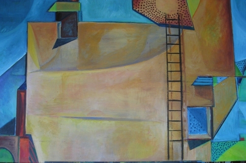 Painting-Abstract-House