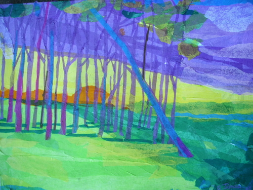 Mixed Media-Representational-The Forrest