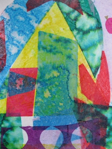 Mixed Media-Non-representational-Small collage No.3