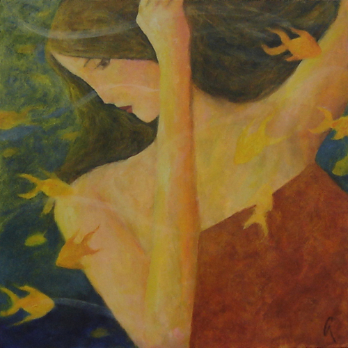 Painting-Acrylic-Dance Underwater