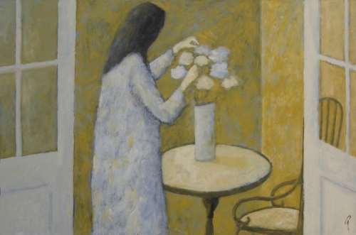Painting-Acrylic-Flower Tender