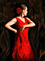 Gloria E. Moses - Dancer in the Red Dress