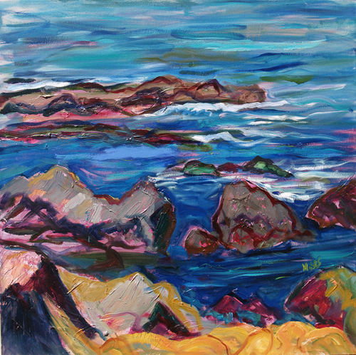 Painting-Seascape-Rocky Coast
