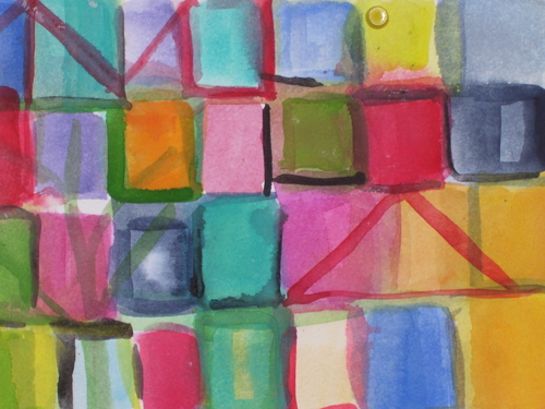 Painting-Abstract watercolor series #1