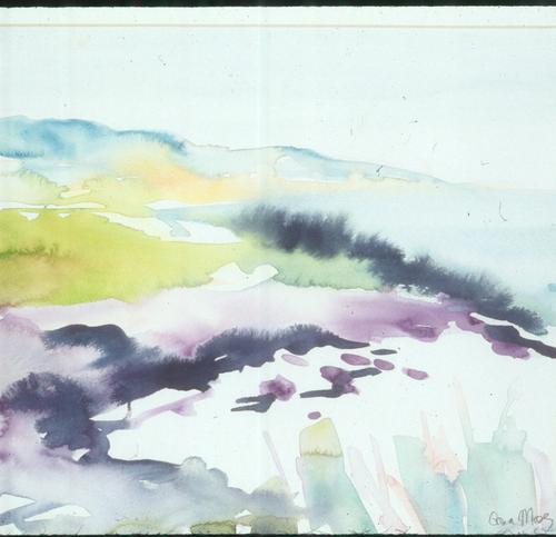 Painting-Cambria Series Watercolor with Yellow Sand