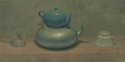 Painting-Teapots, Cup and Glass