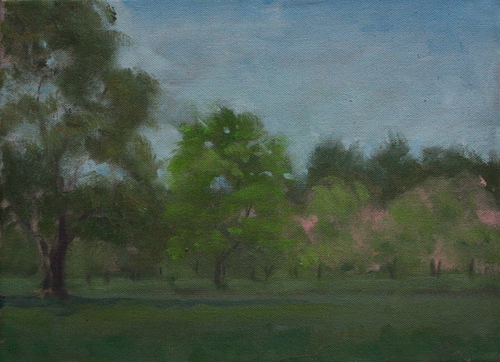 Painting-Spring in Park