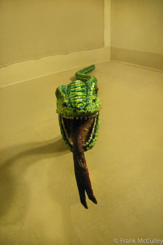 Sculpture-Expressionist-Green Snake