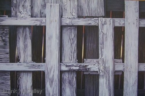 Painting-Still Life-Fence