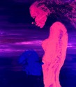 The Kiss - #1 - black light view