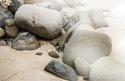 Rocks Emerging From Mist
