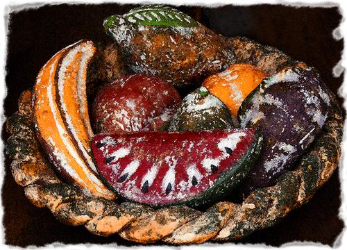 Photography-Color-Still Life With Artificial Fruit