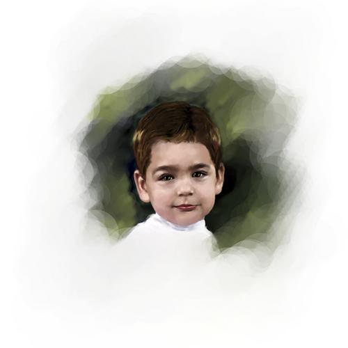 Digital Art-Virtual Watercolor Portrait